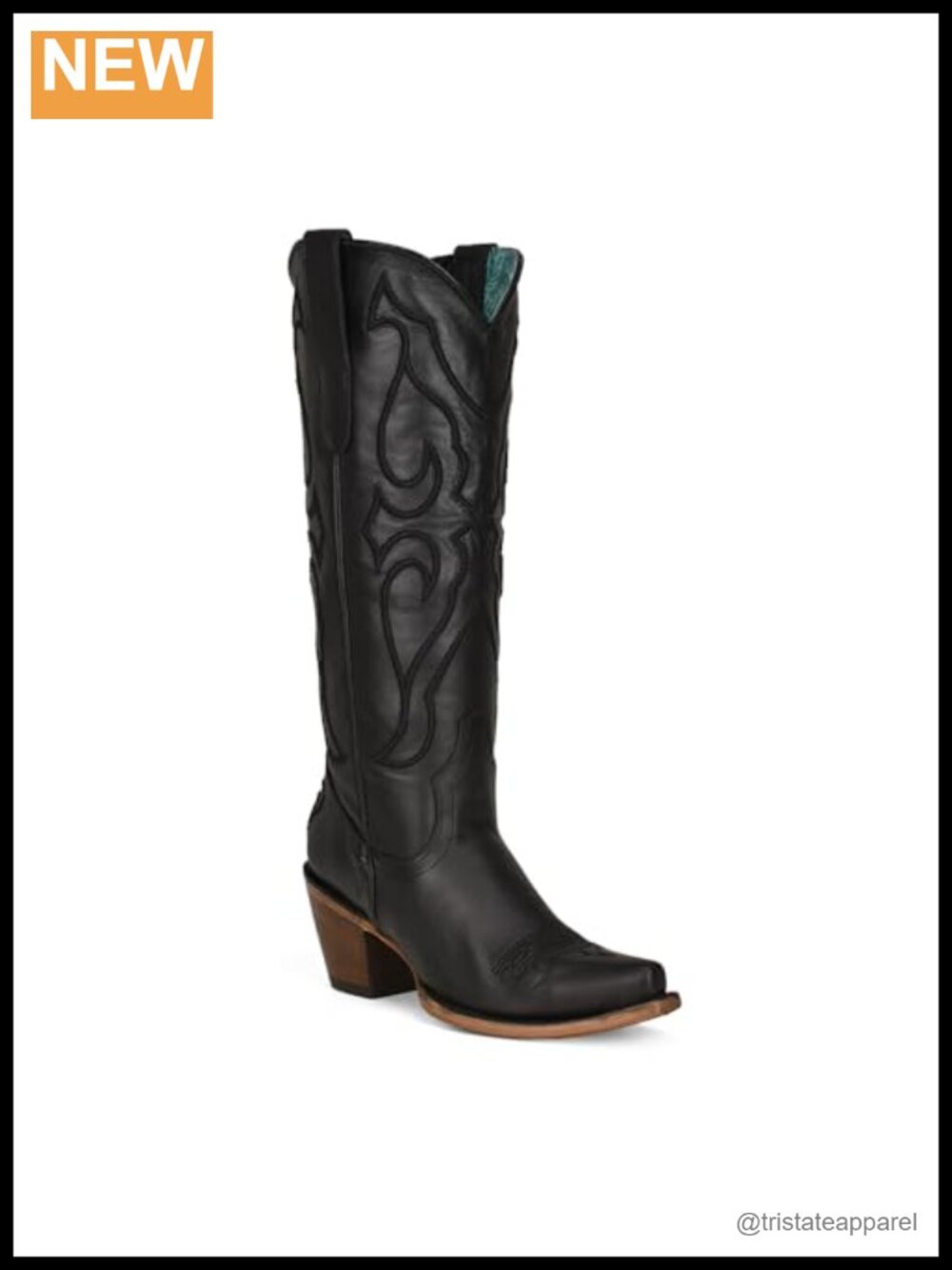 Handcrafted Western Boots Snip Toe Tall Cowboy Boots Embroidery Design